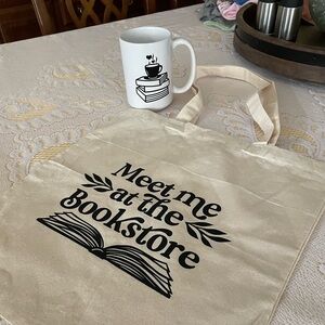 Book lovers Tote Bag and Mug